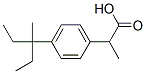 Benzeneacetic acid, 4-(1-ethyl-1-methylpropyl)--alpha--methyl- (9CI) 结构式