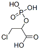 3-chloro-2-phospholactic acid 化学構造式