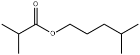 2-メチルプロパン酸4-メチルペンチル 化学構造式
