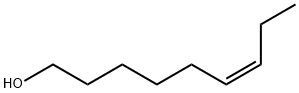 cis-6-ノネン-1-オール 化学構造式