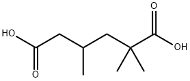 2,2,4-trimethyladipic acid 结构式