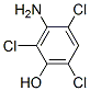 3-Amino-2,4,6-trichlorophenol 结构式