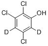 2,3,5-TRICHLOROPHENOL-4,6-D2 Struktur