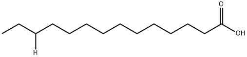 テトラデカン酸‐12‐D1 化学構造式