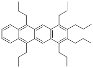 1,2,3,4,6,11-HEXAPROPYLNATHPTHACENE Structure