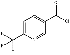 6-(トリフルオロメチル)ニコチノイルクロライド ニコチン酸 塩化物 化学構造式