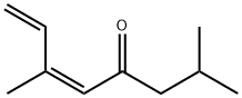 (Z)-2,6-dimethylocta-5,7-dien-4-one 结构式