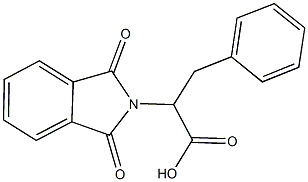 2-(1,3-Dioxo-1,3-dihydro-2H-isoindol-2-yl)-3-phenylpropanoic acid,3588-64-5,结构式