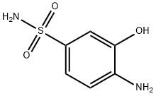 4-氨基-3-羟基苯磺酰胺 结构式