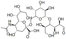 シアリルラクトース 化学構造式