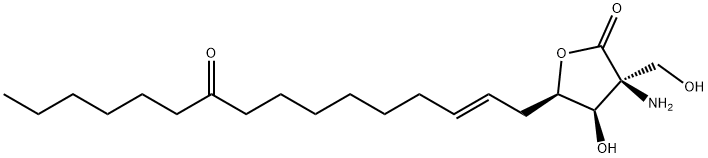 3-Amino-4,5-dihydro-4-hydroxy-3-(hydroxymethyl)-5-(10-oxo-2-hexadecenyl)-2(3H)-furanone|