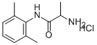 Tocainide hydrochloride Struktur