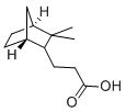 3,3-dimethylbicyclo[2.2.1]heptane-2-propionic acid 结构式