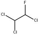 1,1,2-トリクロロ-2-フルオロエタン 化学構造式