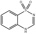 2H-1,2,4-Benzothiadiazine 1,1-dioxide Struktur