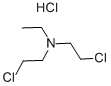 2-氯-N-(2-氯乙基)-N-乙胺盐酸盐, 3590-07-6, 结构式