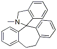 2',3',10,11-テトラヒドロ-2'-メチルスピロ[5H-ジベンゾ[a,d]シクロヘプテン-5,1'-[1H]イソインドール] 化学構造式