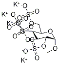 Methyl α-D-Glucopyranoside 2,3,4,6-tetra-O-sulfate, Potassium Salt Struktur