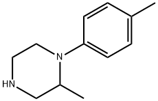 2-メチル-1-(4-メチルフェニル)ピペラジン 化学構造式