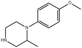 1 - (4 -甲氧基苯基)-3 -甲基哌嗪,35947-12-7,结构式