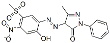 2,4-dihydro-4-[[2-hydroxy-5-(methylsulphonyl)-4-nitrophenyl]azo]-5-methyl-2-phenyl-3H-pyrazol-3-one,35954-29-1,结构式