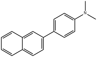 Benzenamine, N,N-dimethyl-4-(2-naphthalenyl)- 化学構造式