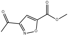 5-Isoxazolecarboxylic acid, 3-acetyl-, methyl ester (9CI) Struktur