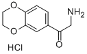 2-AMINO-1-(2,3-DIHYDRO-BENZO[1,4]DIOXIN-6-YL)-ETHANONE Struktur