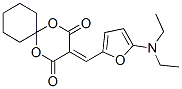 1,5-Dioxaspiro[5.5]undecane-2,4-dione,  3-[[5-(diethylamino)-2-furanyl]methylene]-|