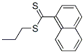 1-Naphthalenecarbodithioic acid propyl ester Structure