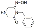 4-(Phenylmethyl)-3-(hydroxyimino)piperazin-5-one Struktur