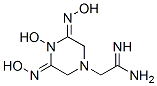 2-[3,5-ビス(ヒドロキシイミノ)-1-ピペラジニル]-N-ヒドロキシエタンイミドアミド 化学構造式