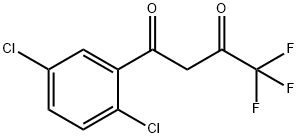 4,4,4-TRIFLUORO-1-(2,5-DICHLOROPHENYL)-1,3-BUTANEDIONE Struktur