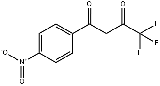 4,4,4-trifluoro-1-(4-nitrophenyl)butane-1,3-dione Structure