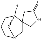 Spiro[1-azabicyclo[3.2.1]octane-6,5-oxazolidin]-2-one, (5R)- (9CI) Structure