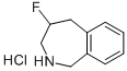 4-FLUORO-2,3,4,5-TETRAHYDRO-1H-2-BENZAZEPINE HCL Structure