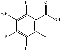 Benzoic acid, 3-amino-2,4,5-trifluoro-6-methyl- (9CI) Struktur