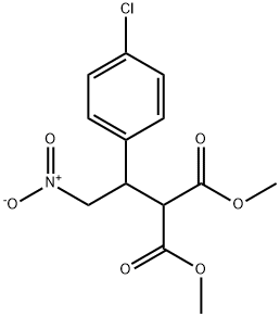 메틸3-(4-클로로페닐)-2-메톡시카르보닐-4-니트로부타노에이트