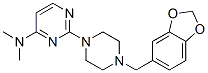 3601-75-0 N,N-Dimethyl-2-(4-piperonylpiperazino)-4-pyrimidinamine