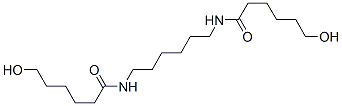 N,N'-hexane-1,6-diylbis[6-hydroxyhexanamide] Structure