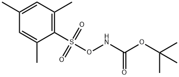N-BOC-O-(2,4,6-三甲基苯磺酰基)羟胺 结构式