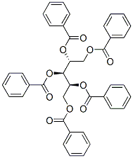 Xylitol, pentabenzoate Struktur