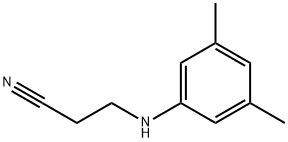 3-(3,5-DIMETHYL-PHENYLAMINO)-PROPIONITRILE Struktur