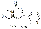 1-(7-クロロ-5H-ベンゾ[4,5]シクロヘプタ[1,2-b]ピリジン-5-イリデン)-3-メチル尿素 化学構造式
