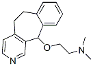 2-[(6,11-Dihydro-5H-benzo[5,6]cyclohepta[1,2-c]pyridin-11-yl)oxy]-N,N-dimethylethan-1-amine Struktur