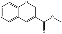 2H-クロメン-3-カルボン酸メチル 化学構造式