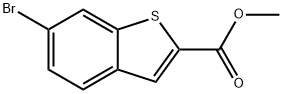 6-BROMO-BENZO[B]THIOPHENE-2-CARBOXY LIC ACID METHYL ESTER Structure