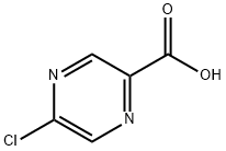 5-CHLORO-PYRAZINE-2-CARBOXYLIC ACID Struktur
