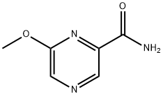 6-メトキシピラジン-2-カルボアミド 化学構造式