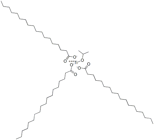 (propan-2-olato)(stearate-O)titanium Structure